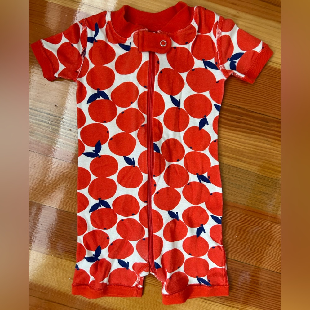 Hanna Andersson shortie zip pajamas